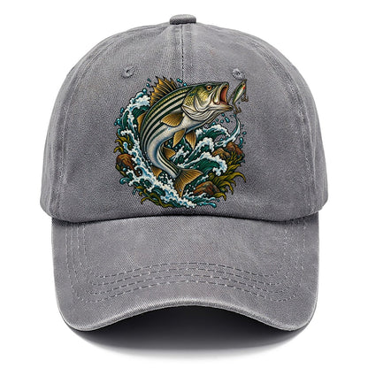Striped Bass Surge Fishing Club Classic Cap – Urban Haze