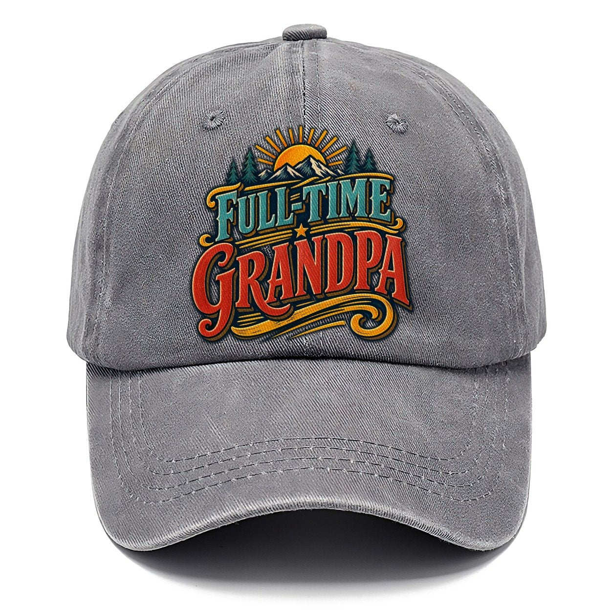 Full Time Grandpa Retired Living Classic Cap – Urban Haze