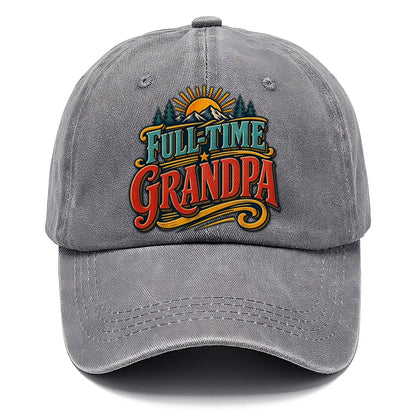 Full Time Grandpa Retired Living Classic Cap – Urban Haze
