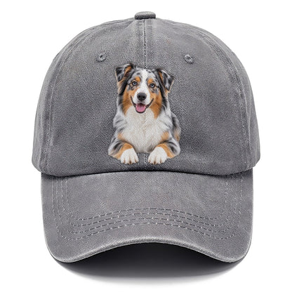Australian Shepherd Sitting Top Breeds Classic Cap – Urban Haze