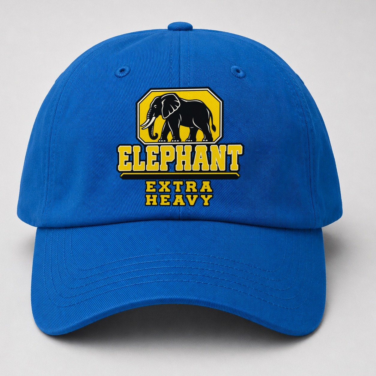 Elephant Extra Heavy Heavy Duty Baseball Cap – Blue