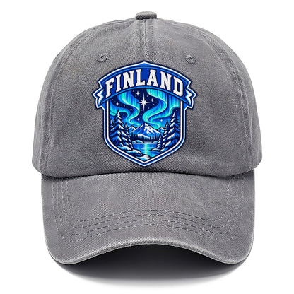 Finland Retro Badge Country Logos Classic Cap – Urban Haze