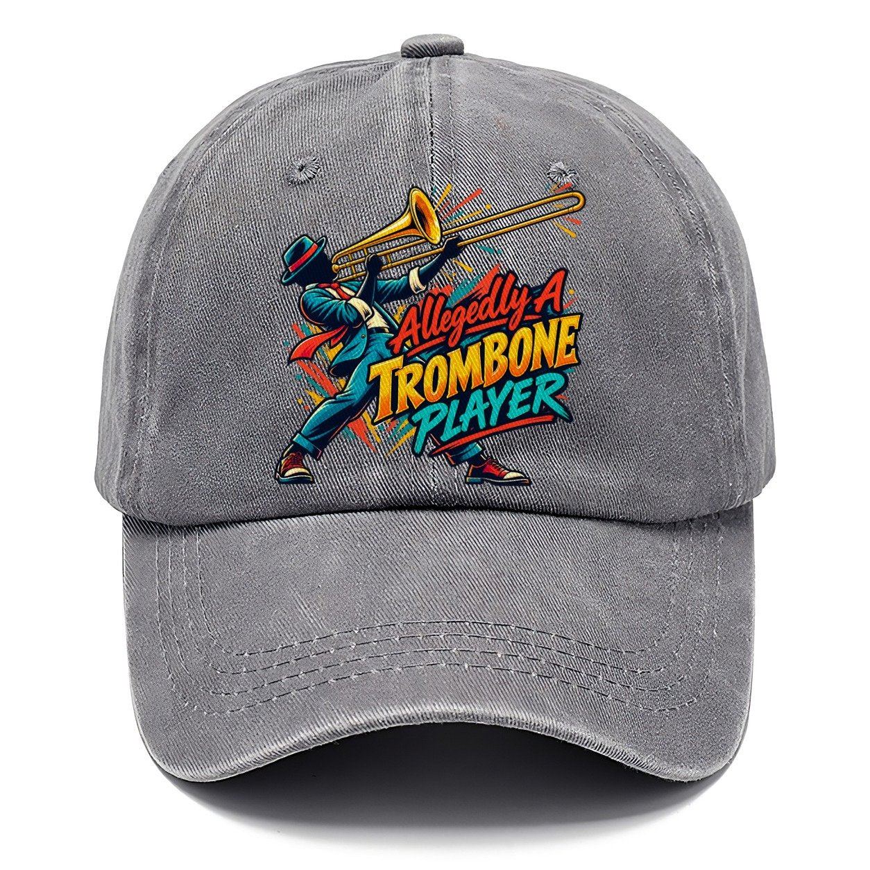 Allegedly A Trombone Player Music Instruments Classic Cap – Urban Haze
