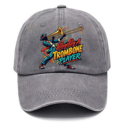 Allegedly A Trombone Player Music Instruments Classic Cap – Urban Haze