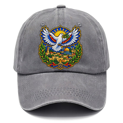 Dove Over The City Jerusalem Classic Cap – Urban Haze