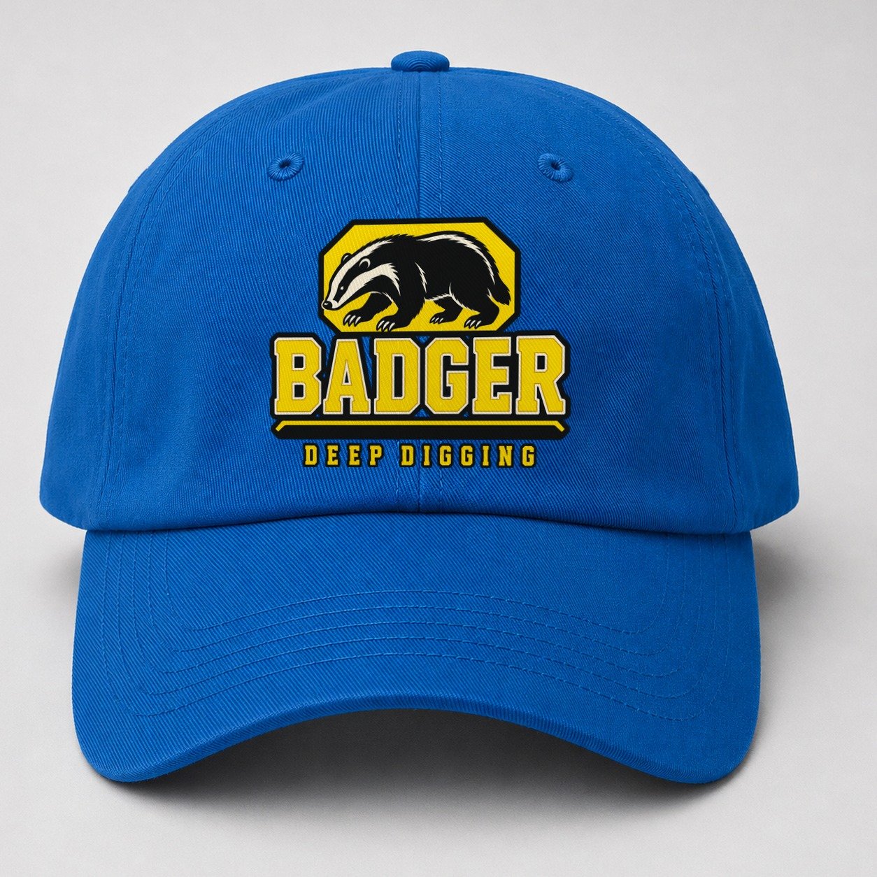 Badger Deep Digging Heavy Duty Baseball Cap – Blue