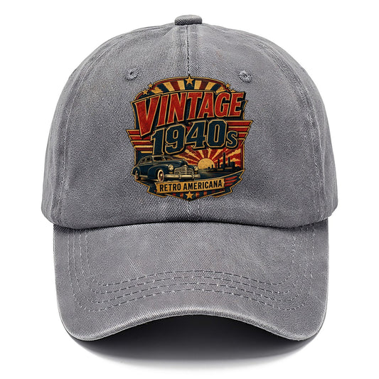 Vintage 1940S Retro Americana Classic Cap – Urban Haze