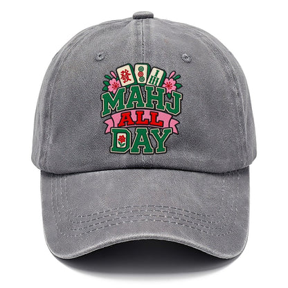 Mahj All Day Mahjong Game Night Classic Cap – Urban Haze
