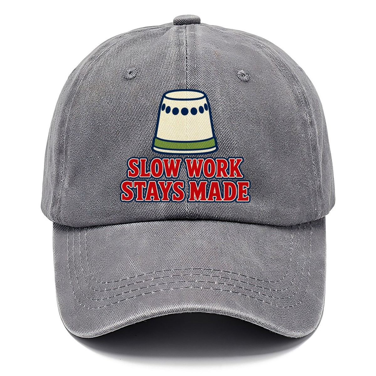 Slow Work Stays Made And Needlework Classic Cap – Urban Haze