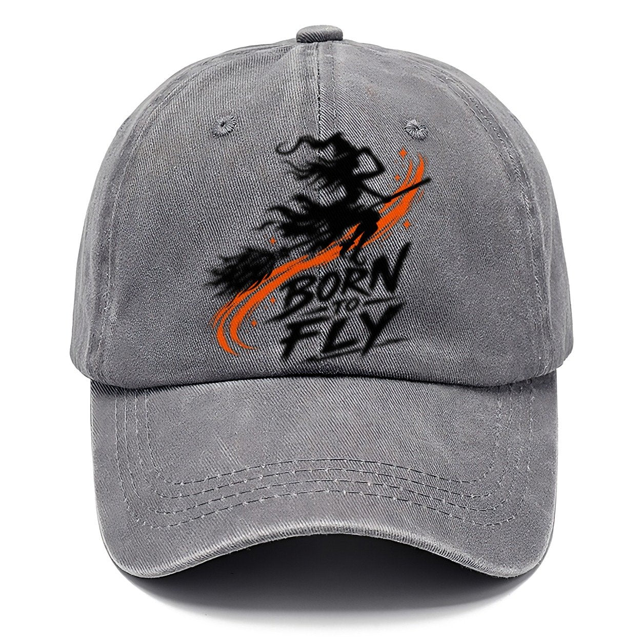 Born To Fly Slogan Witch Magic Classic Cap – Urban Haze
