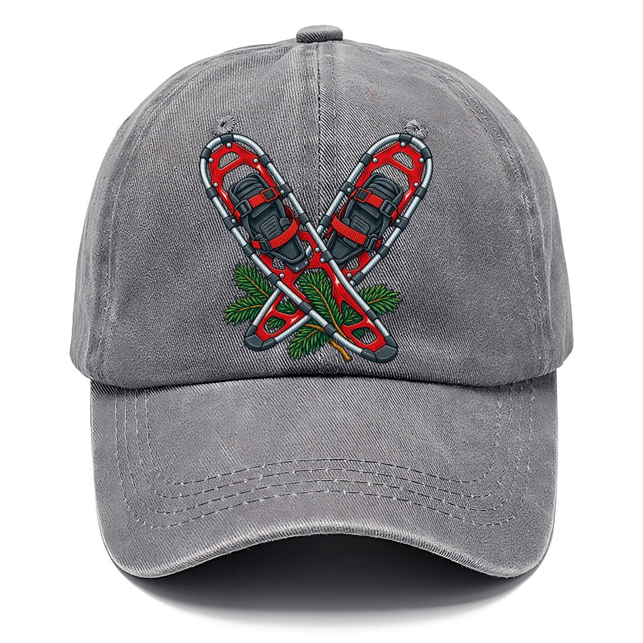 Modern Aluminum Snowshoes And Balsam Bough Canada Cultural Icons Classic Cap – Urban Haze