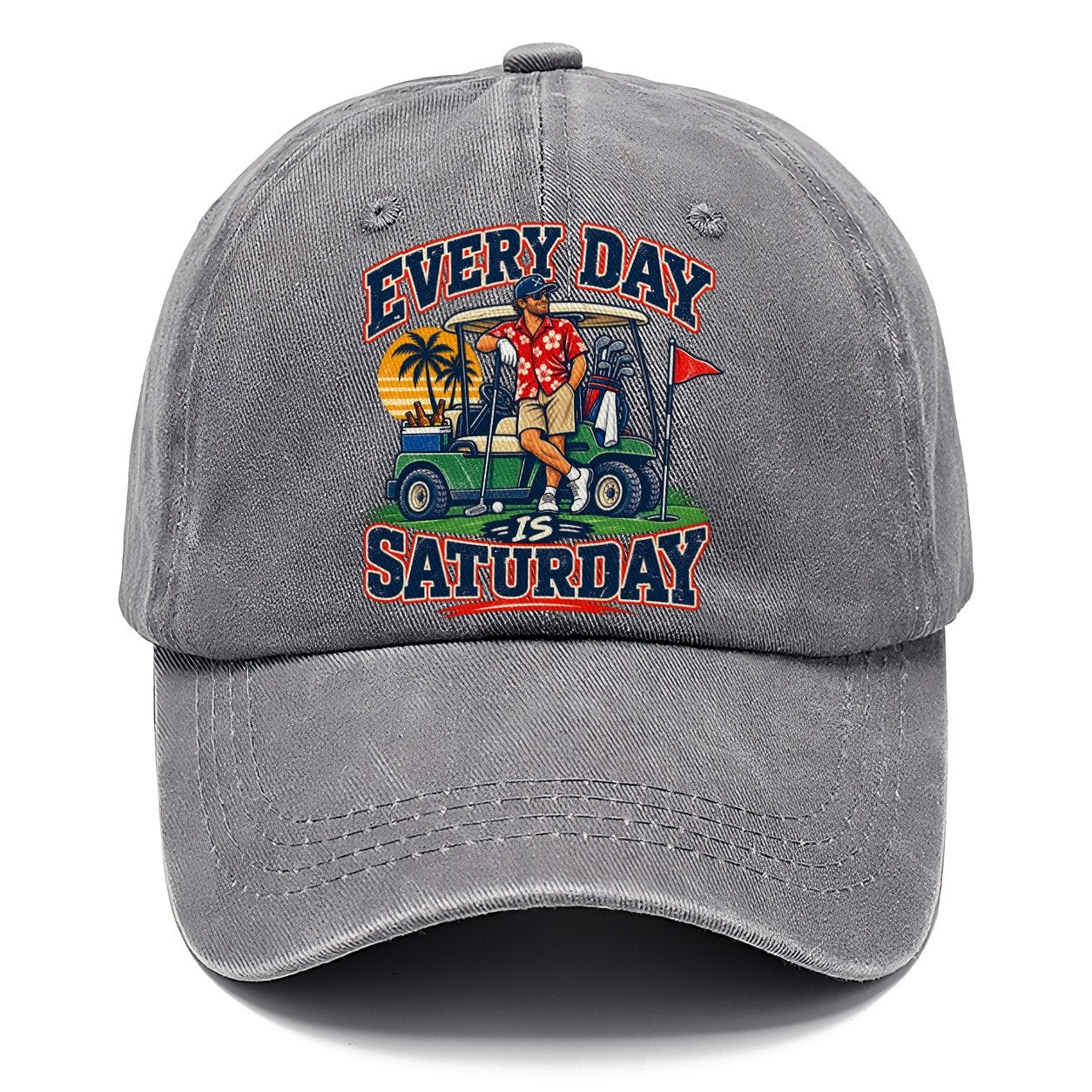 Every Day Is Saturday Golf Life Classic Cap – Urban Haze