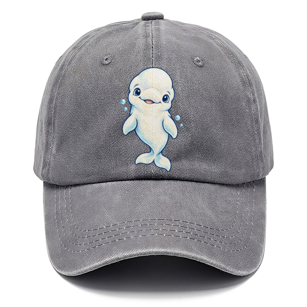 Beluga Whale Front Smile Sea Sprite Classic Cap – Urban Haze