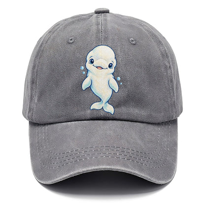 Beluga Whale Front Smile Sea Sprite Classic Cap – Urban Haze