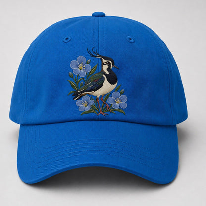 Northern Irish Flax And Lapwing Uk Culture Heritage Baseball Cap – Blue
