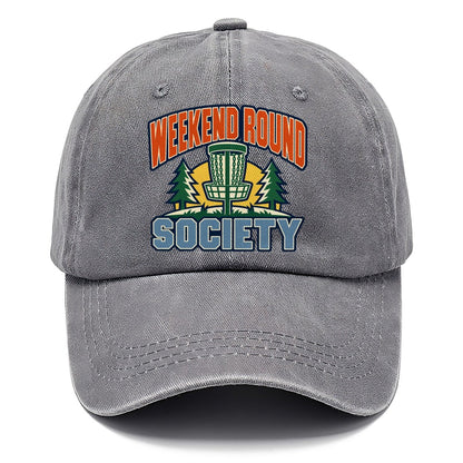 Weekend Round Society Disc Golf Classic Cap – Urban Haze