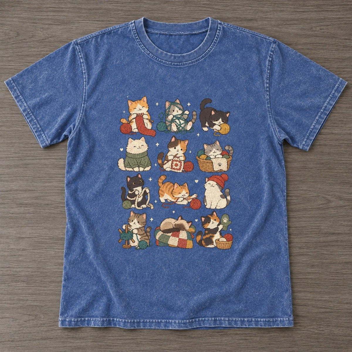 Washed Blue — front view