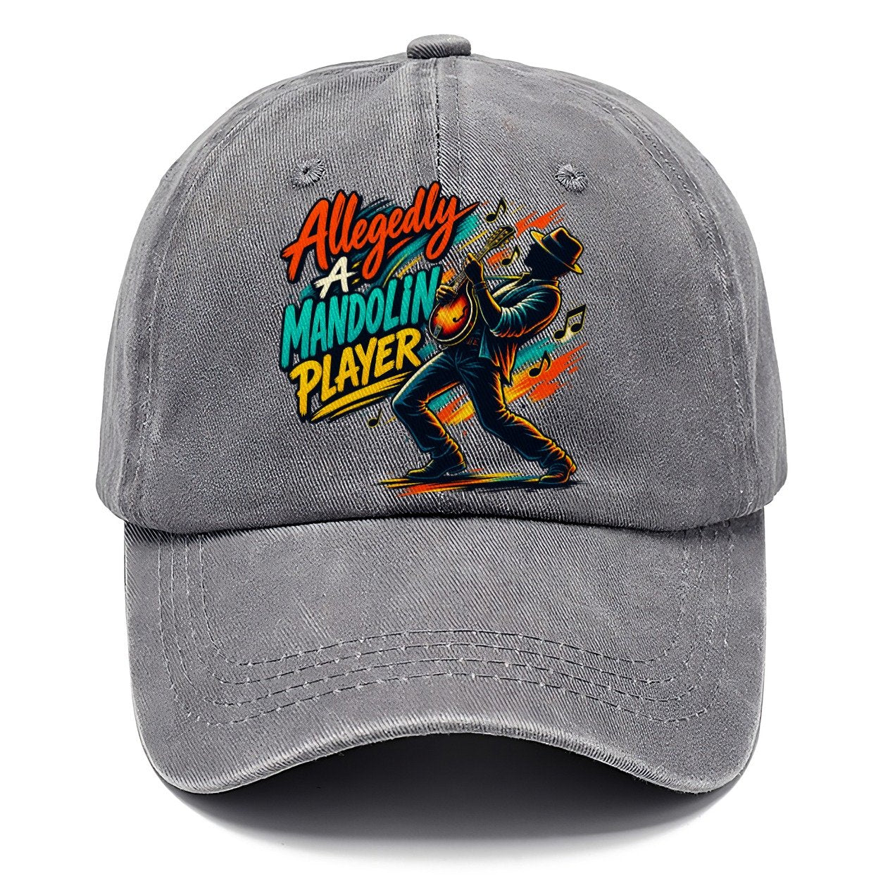Allegedly A Mandolin Player Music Instruments Classic Cap – Urban Haze