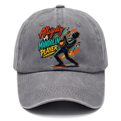Allegedly A Mandolin Player Music Instruments Classic Cap – Urban Haze
