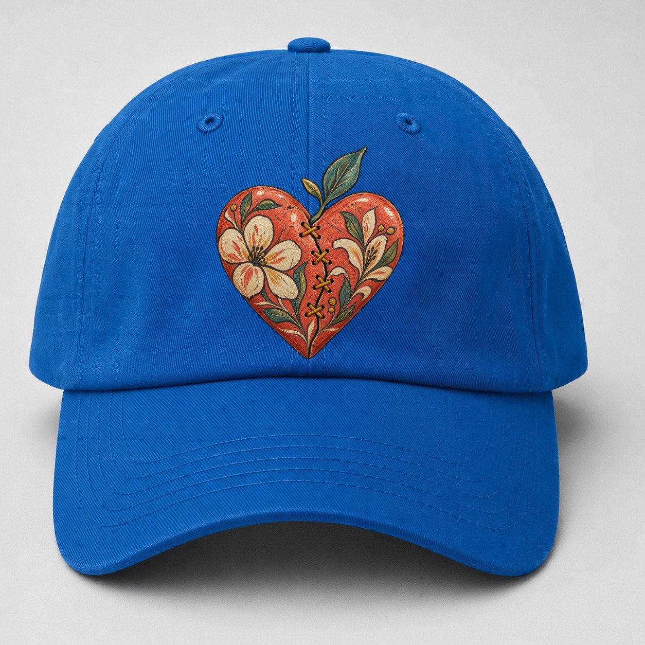 Mended Heart Golden Thread Gentle Wild Baseball Cap – Blue