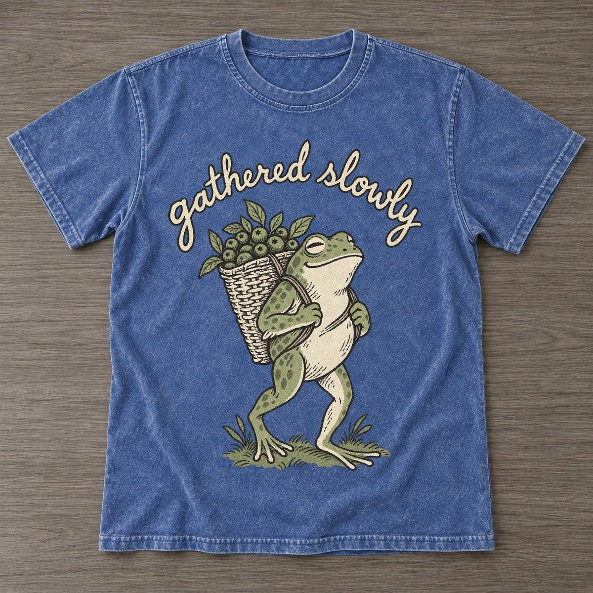 Washed Blue — front view