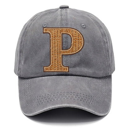 Woven Tweed P Monogram Classic Cap – Urban Haze