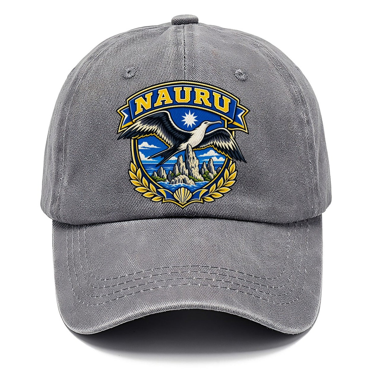 Nauru Retro Badge Country Logos Classic Cap – Urban Haze