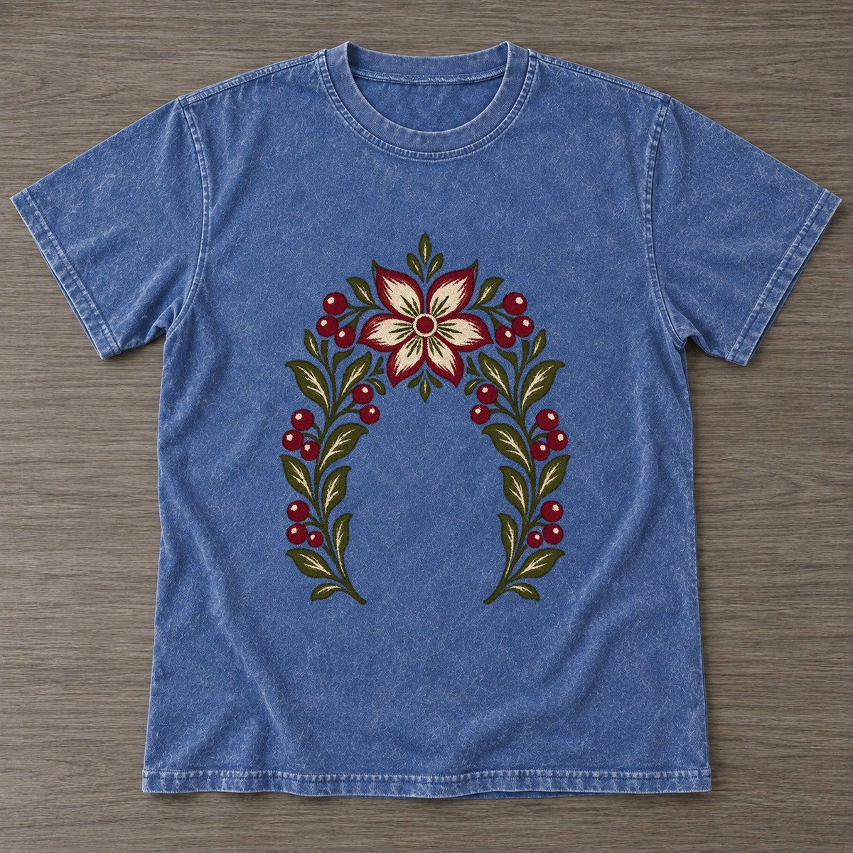 Washed Blue — front view
