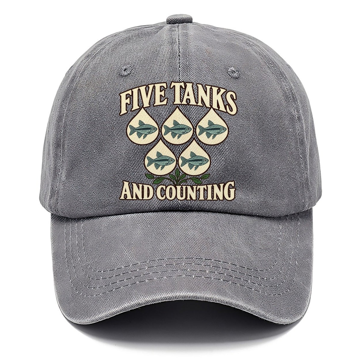 Five Tanks And Counting Aquarium Keeping Classic Cap – Urban Haze