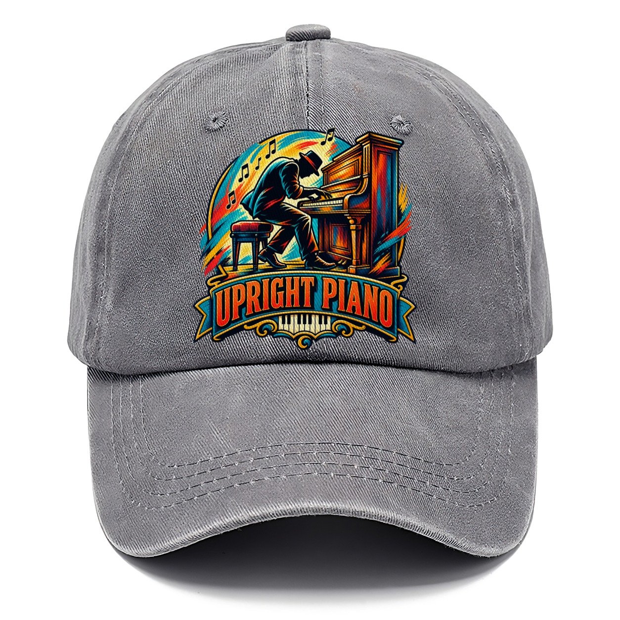 Upright Piano Crest Music Instruments Classic Cap – Urban Haze