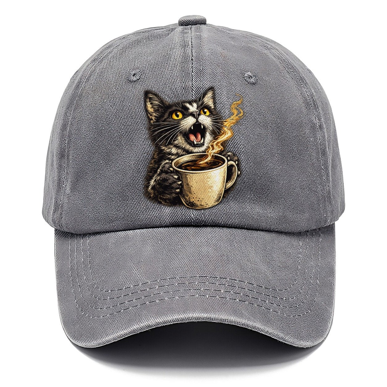 Premium Caffeinated Black Cat Classic Cap – Urban Haze