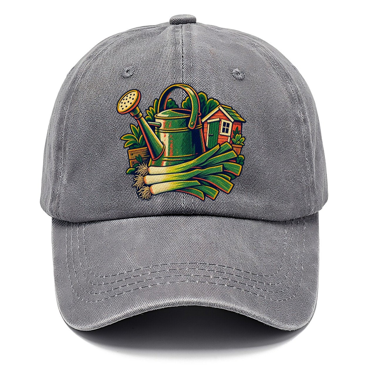 Allotment Shed Watering Can And Leeks Uk Culture Heritage Classic Cap – Urban Haze