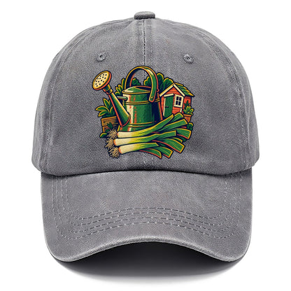 Allotment Shed Watering Can And Leeks Uk Culture Heritage Classic Cap – Urban Haze
