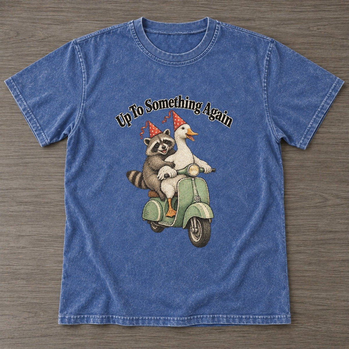 Washed Blue — front view