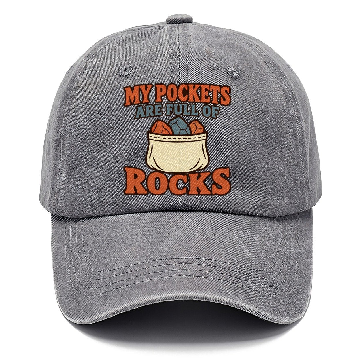 Overfilled Rock Pockets Rocks And Minerals Classic Cap – Urban Haze
