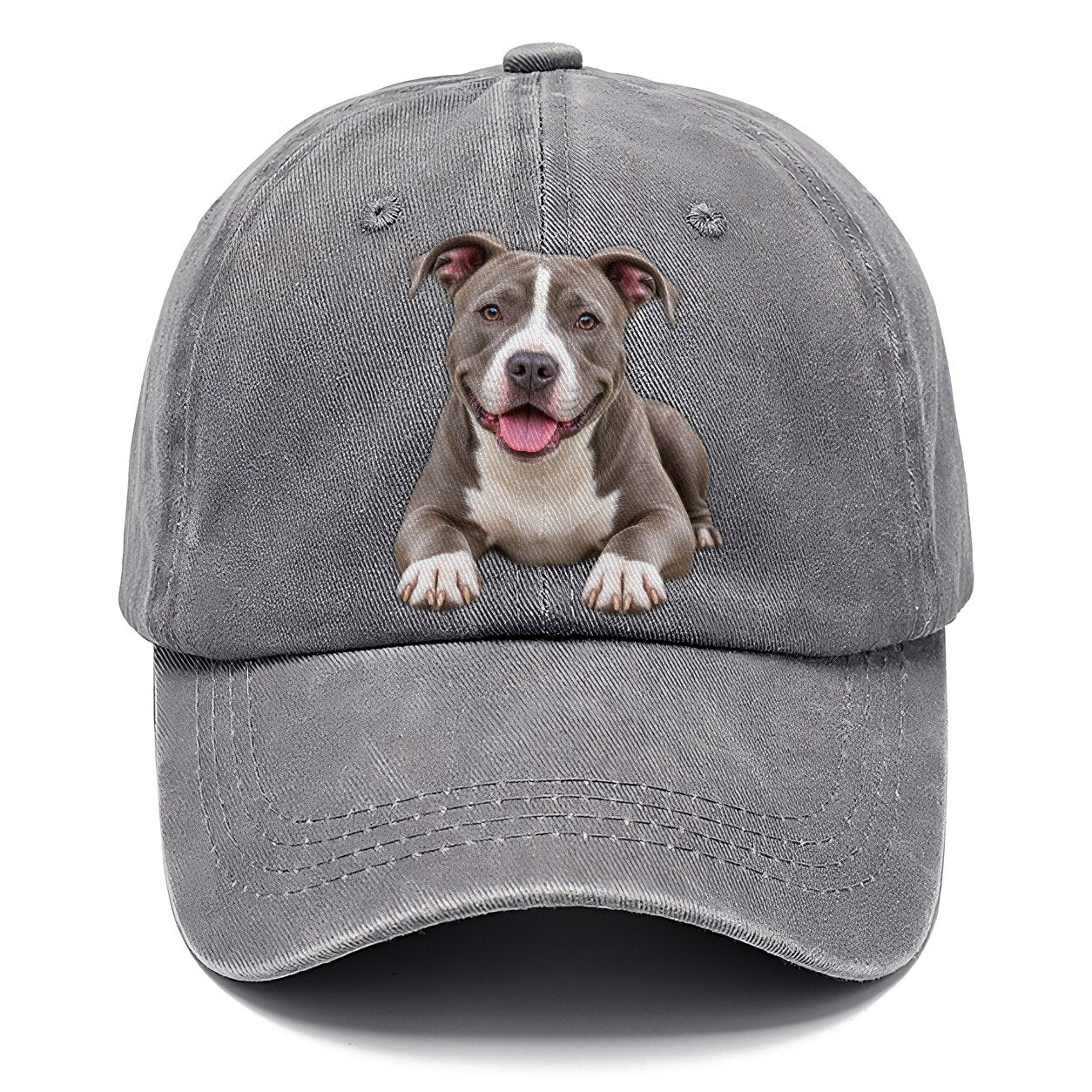 Pit Bull Terrier Lying Down Top Breeds Classic Cap – Urban Haze