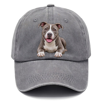 Pit Bull Terrier Lying Down Top Breeds Classic Cap – Urban Haze