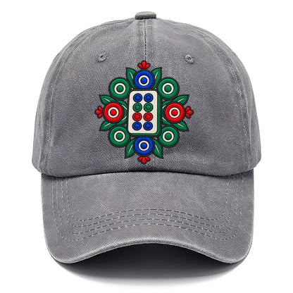Eight Dot Bloom Mahjong Game Night Classic Cap – Urban Haze