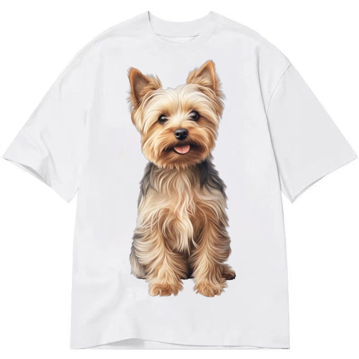 Yorkshire Terrier Dog Classic T-shirt – White