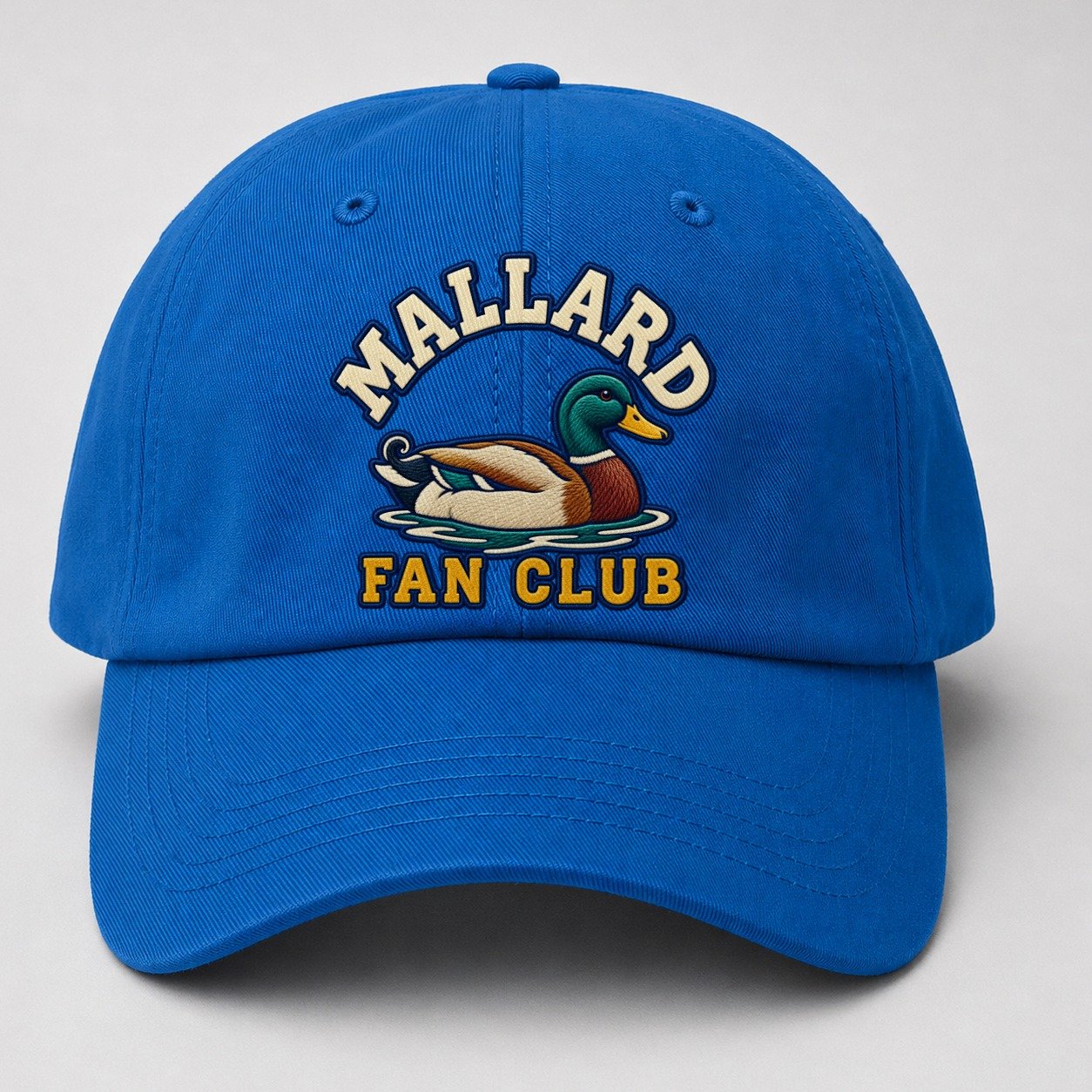 Mallard Fan Club Baseball Cap – Blue