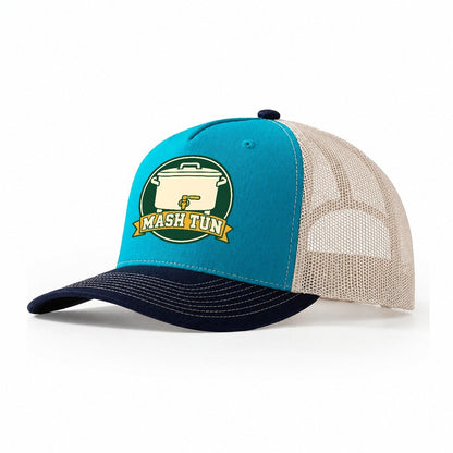 Mash Tun Plate Trucker Hat – Teal Navy