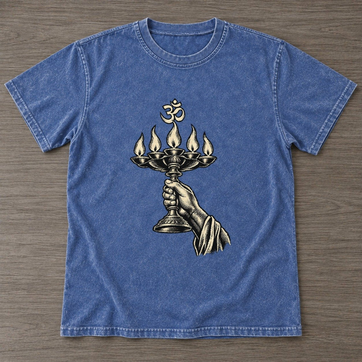 Washed Blue — front view