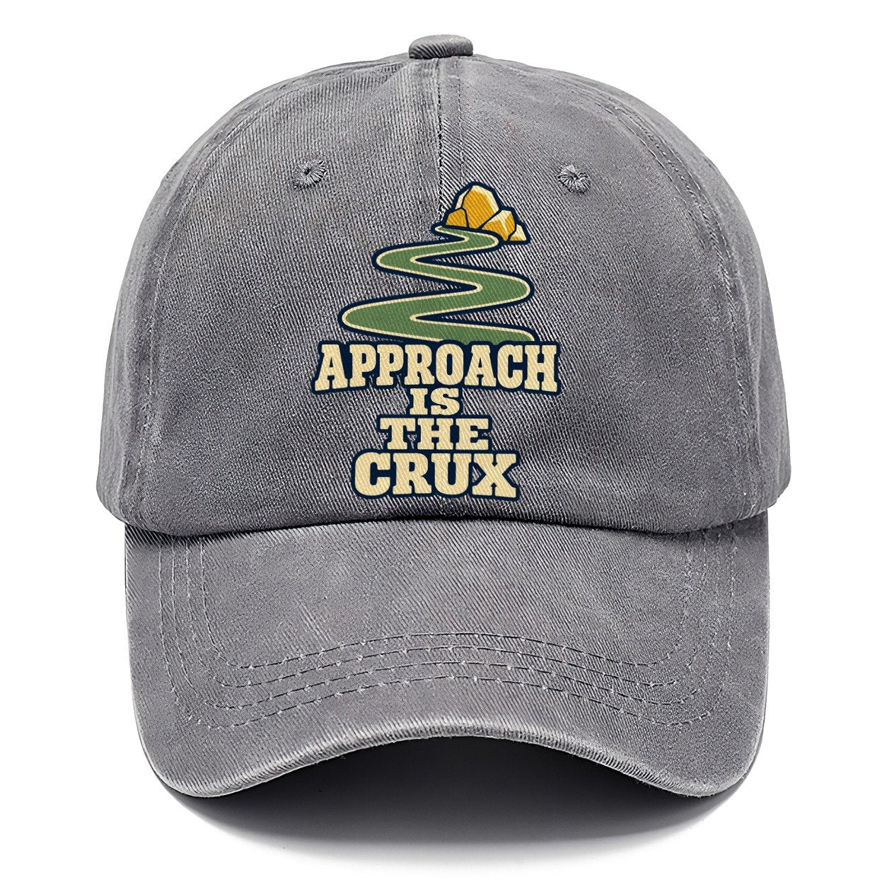 Approach Is The Crux Rock Climbing Classic Cap – Urban Haze