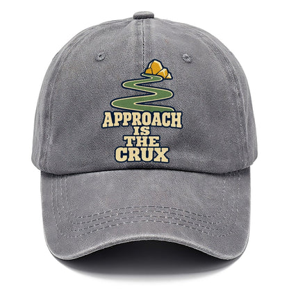 Approach Is The Crux Rock Climbing Classic Cap – Urban Haze
