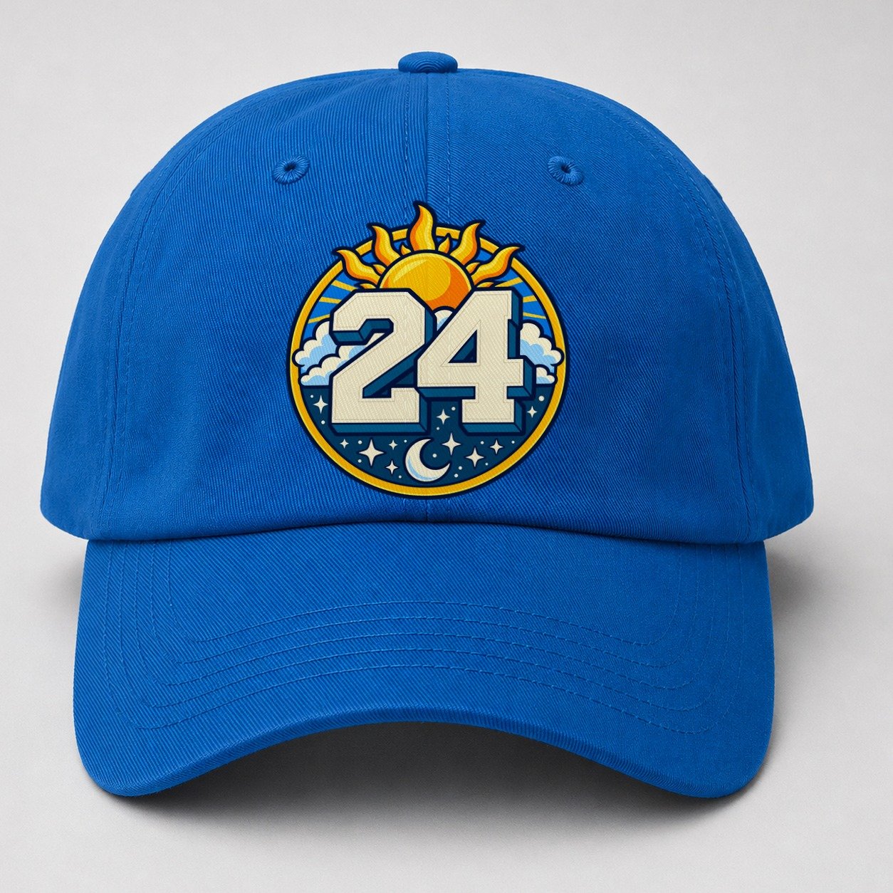 All Day Every Hour Number Club Baseball Cap – Blue