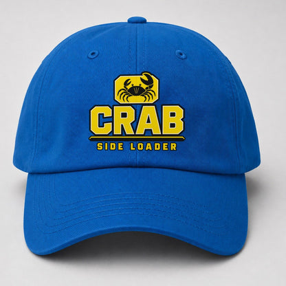 Crab Side Loader Heavy Duty Baseball Cap – Blue
