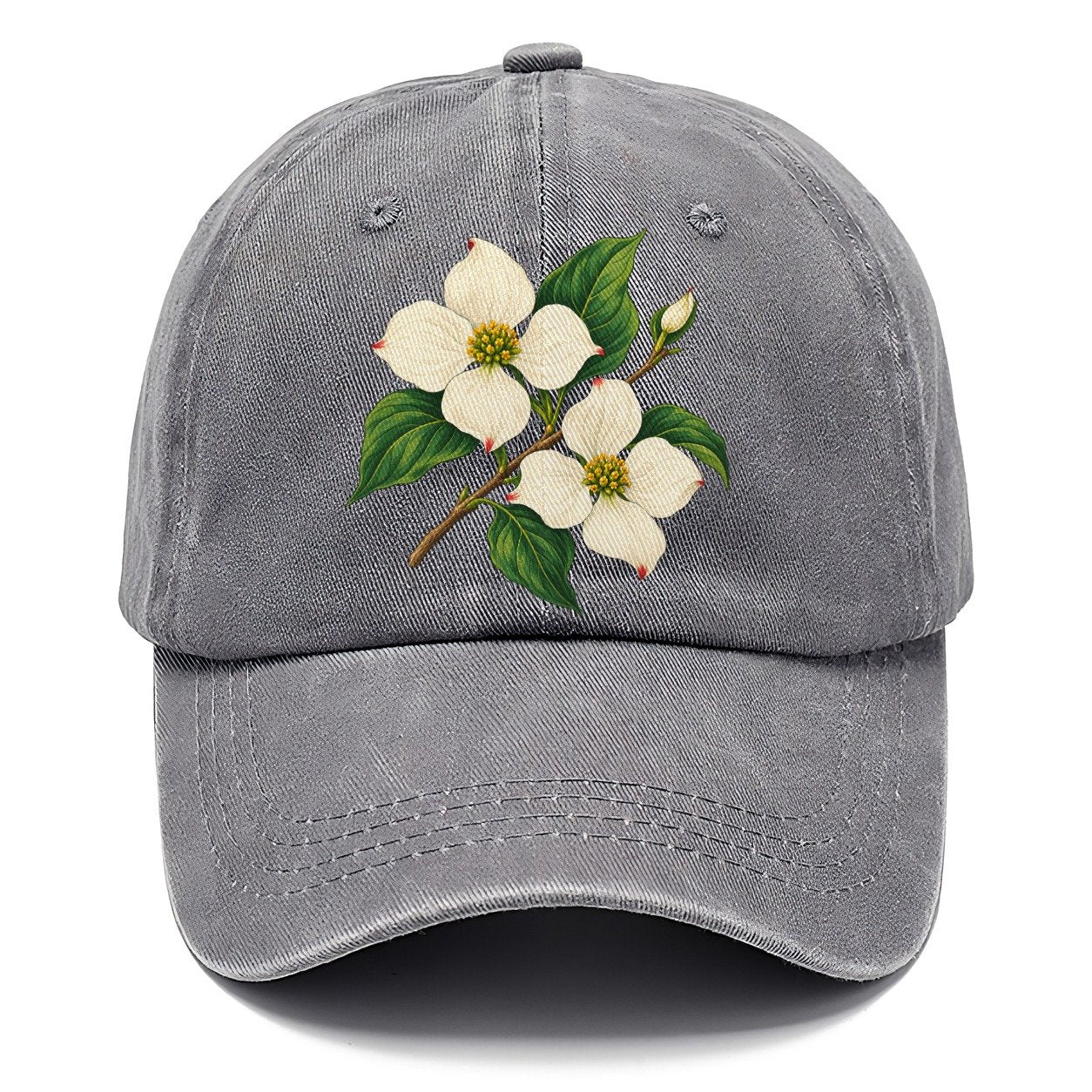 British Columbia Pacific Dogwood Bloom Canada Cultural Icons Classic Cap – Urban Haze