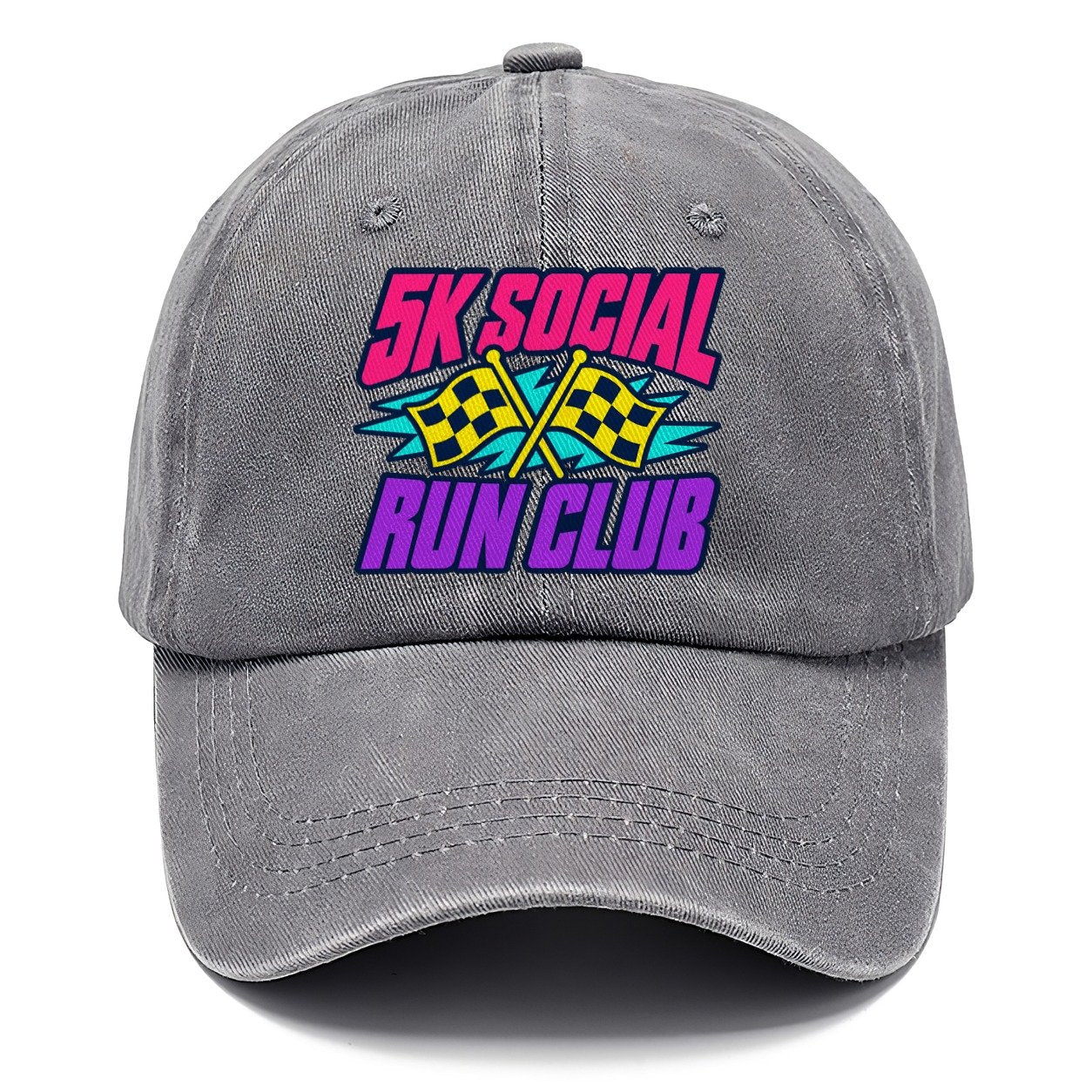 5K Social Run Club 90S Running Clubs Classic Cap – Urban Haze