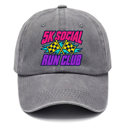 5K Social Run Club 90S Running Clubs Classic Cap – Urban Haze