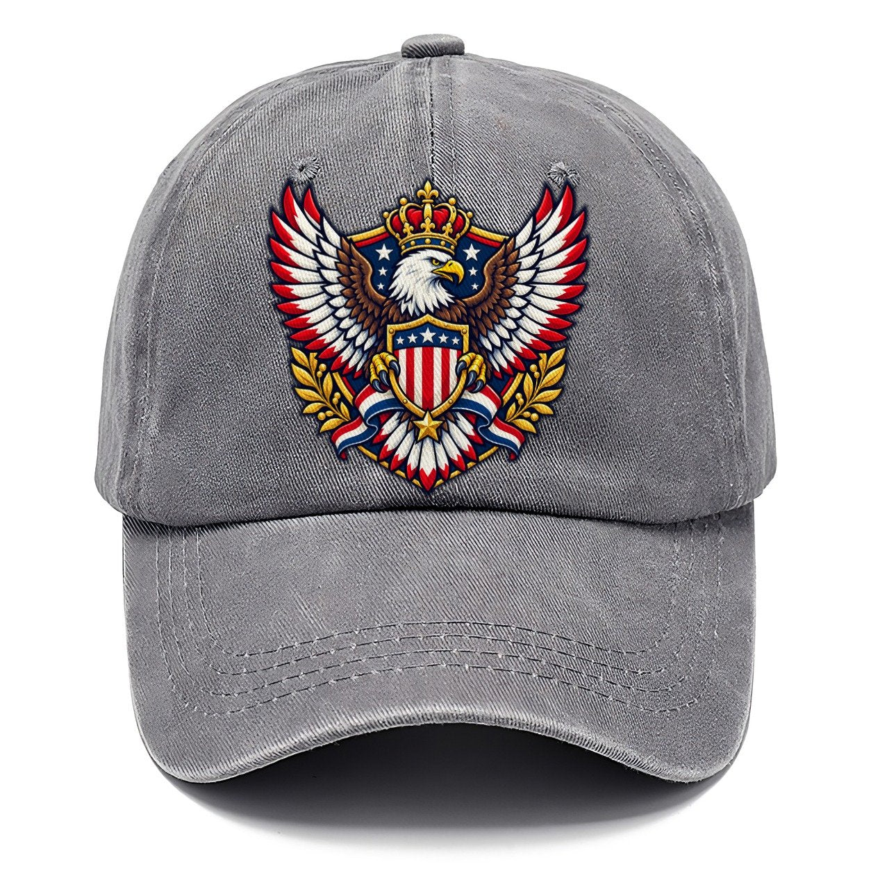 United States Heraldic Crest Country Logos Classic Cap – Urban Haze